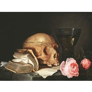 Fine Art Prints De Heem Vanitas Still-life Skull Book Roses Painting Large Print Poster Wall Art Decor Picture Fine Art Prints De Heem Vanitas Still-life Skull Book Roses Painting Large Print Poster Wall Art Decor Picture