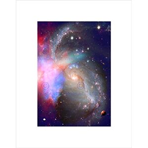 Wee Blue Coo Spiral Galaxy Deep Space Stars Nebula Picture Wall Art Print Wee Blue Coo Spiral Galaxy Deep Space Stars Nebula Picture Wall Art Print