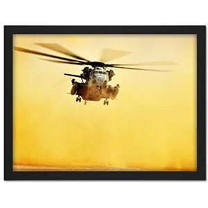 Fine Art Prints Military USA Marine Corps CH-53E Super Stallion Helicopter Photo Artwork Framed Wall Art Print 18X24 Inch Fine Art Prints Military USA Marine Corps CH-53E Super Stallion Helicopter Photo Artwork Framed Wall Art Print 18X24 Inch