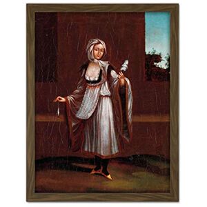 Artery8 Vanmour Woman From The Island Of Patmos Painting Artwork Framed Wall Art Print 18X24 Inch Artery8 Vanmour Woman From The Island Of Patmos Painting Artwork Framed Wall Art Print 18X24 Inch