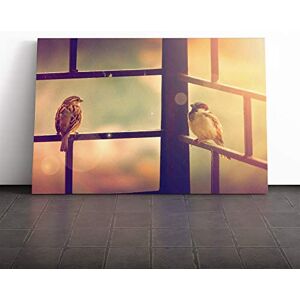 Big Box Art Two Birds Canvas Print Gallery Wrapped 30mm Frame Wall Art 30x20 inches Ready to Hang Modern Bird Picture Living Room Bedroom Lounge Office Big Box Art Two Birds Canvas Print Gallery Wrapped 30mm Frame Wall Art 30x20 inches Ready to Hang Modern Bird Picture Living Room Bedroom Lounge Office