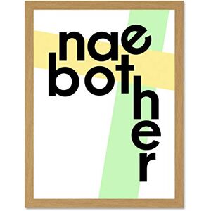 Wee Blue Coo Scottish Phrase Nae Bother No Problem Scotland Scots Large Framed Art Print Poster Wall Decor 18x24 inch Wee Blue Coo Scottish Phrase Nae Bother No Problem Scotland Scots Large Framed Art Print Poster Wall Decor 18x24 inch