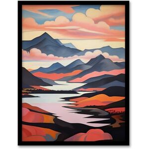 Wee Blue Coo Cairngorms Loch Lee October Scotland Artwork Framed Wall Art Print 18X24 Inch Wee Blue Coo Cairngorms Loch Lee October Scotland Artwork Framed Wall Art Print 18X24 Inch