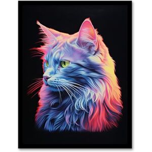 Artery8 Ragamuffin Cat Artwork No 2 By Karen Peters Bright Uplit Pastel Toned Light Elegant Painting Artwork Framed Wall Art Print A4 Artery8 Ragamuffin Cat Artwork No 2 By Karen Peters Bright Uplit Pastel Toned Light Elegant Painting Artwork Framed Wall Art Print A4