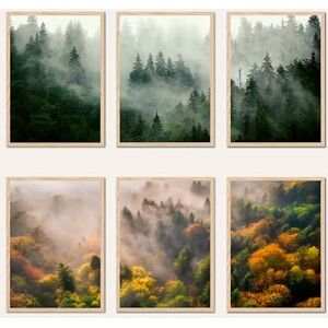 AG Design ® Double-Sided Set of 3 Nature Posters and Art Prints 3 Pieces x 30 x 42 cm For Bedroom, Living Room, Kitchen and Office Without Frame AP3 351460 AG Design ® Double-Sided Set of 3 Nature Posters and Art Prints 3 Pieces x 30 x 42 cm For Bedroom, Living Room, Kitchen and Office Without Frame AP3 351460