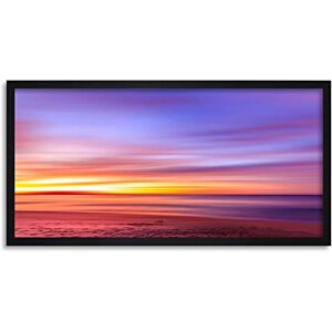 Wee Blue Coo Beach Sunset Beautiful Sky Long Panel Framed Wall Art Print Wee Blue Coo Beach Sunset Beautiful Sky Long Panel Framed Wall Art Print