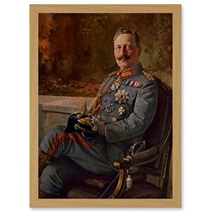 Artery8 Kaiser Wilhelm II German Emperor A4 Artwork Framed Wall Art Print Artery8 Kaiser Wilhelm II German Emperor A4 Artwork Framed Wall Art Print