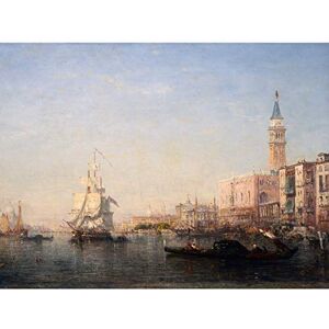 Artery8 Ziem Grand Canal Venice Frigate Gondola Basin San Marco Painting Large Wall Art Poster Print Thick Paper 18X24 Inch Artery8 Ziem Grand Canal Venice Frigate Gondola Basin San Marco Painting Large Wall Art Poster Print Thick Paper 18X24 Inch