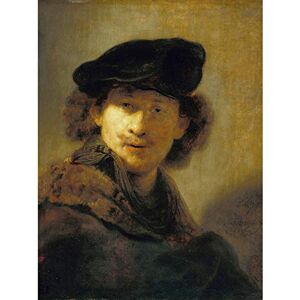 Fine Art Prints Rembrandt Self Portrait With Velvet Beret Unframed Wall Art Print Poster Home Decor Premium Fine Art Prints Rembrandt Self Portrait With Velvet Beret Unframed Wall Art Print Poster Home Decor Premium