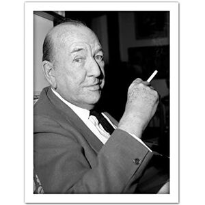 Artery8 Warren Portrait Entertainer Noel Coward Photo Artwork Framed Wall Art Print 18X24 Inch Artery8 Warren Portrait Entertainer Noel Coward Photo Artwork Framed Wall Art Print 18X24 Inch