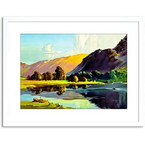 Wee Blue Coo Painting Lake District Cumbria England Scenic Framed Wall Art Print Wee Blue Coo Painting Lake District Cumbria England Scenic Framed Wall Art Print