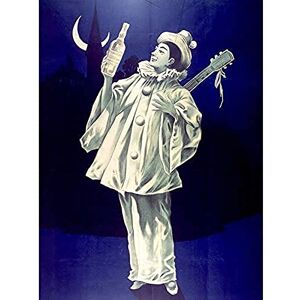 Fine Art Prints Dallion White Vermouth Pierrot Clown Advert Unframed Wall Art Print Poster Home Decor Premium Fine Art Prints Dallion White Vermouth Pierrot Clown Advert Unframed Wall Art Print Poster Home Decor Premium