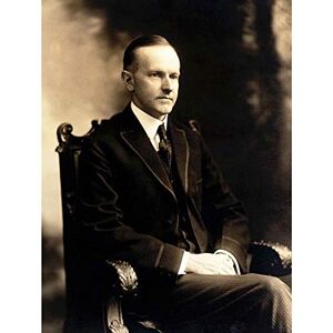 Wee Blue Coo Vintage Photo Portrait Republican President Calvin Coolidge USA Art Print Poster Wall Decor 12X16 Inch Wee Blue Coo Vintage Photo Portrait Republican President Calvin Coolidge USA Art Print Poster Wall Decor 12X16 Inch
