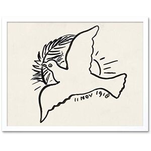 Artery8 Leo Gestel Peace Dove Branch 1918 Drawing Art Print Framed Poster Wall Decor 12x16 inch Artery8 Leo Gestel Peace Dove Branch 1918 Drawing Art Print Framed Poster Wall Decor 12x16 inch