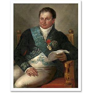 Artery8 Van Bree Portrait Isaac Jan Alexander Gogel Art Print Framed Poster Wall Decor 12x16 inch Artery8 Van Bree Portrait Isaac Jan Alexander Gogel Art Print Framed Poster Wall Decor 12x16 inch