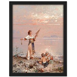 Fine Art Prints Unterberger In The Bay Of Naples Painting Artwork Framed Wall Art Print 18X24 Inch Fine Art Prints Unterberger In The Bay Of Naples Painting Artwork Framed Wall Art Print 18X24 Inch