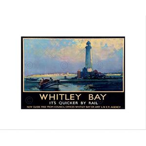 Wee Blue Coo TRAVEL WHITLEY BAY TYNE WEAR ENGLAND UK LIGHTHOUSE ST MARY FRAMED PRINT B12X3347 Wee Blue Coo TRAVEL WHITLEY BAY TYNE WEAR ENGLAND UK LIGHTHOUSE ST MARY FRAMED PRINT B12X3347