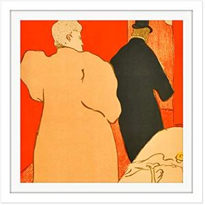 Artery8 Toulouse-Lautrec Money Fabre Theatre Play Program Cover Square Wooden Framed Wall Art Print Picture 16X16 Inch Artery8 Toulouse-Lautrec Money Fabre Theatre Play Program Cover Square Wooden Framed Wall Art Print Picture 16X16 Inch