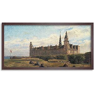 Fine Art Prints Hansen Kronborg Castle Denmark Landscape Painting Framed Wall Art Print Long 25X12 Inch Fine Art Prints Hansen Kronborg Castle Denmark Landscape Painting Framed Wall Art Print Long 25X12 Inch