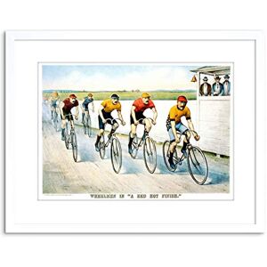 Wee Blue Coo Sport Cycling Bicycle Racing Vintage Ad Framed Wall Art Print Wee Blue Coo Sport Cycling Bicycle Racing Vintage Ad Framed Wall Art Print