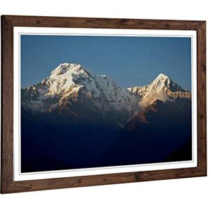 Big Box Art Framed Print of Landscape Annapurna Mountain Design Wall Art Picture Home Decor for Kitchen, Living, Dining Room, Bedroom, Hallway, Office, Walnut, A2 / 24.5x18 Inch / 62x45cm Big Box Art Framed Print of Landscape Annapurna Mountain Design Wall Art Picture Home Decor for Kitchen, Living, Dining Room, Bedroom, Hallway, Office, Walnut, A2 / 24.5x18 Inch / 62x45cm