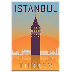 Wee Blue Coo Travel Istanbul Turkey Galata Tower Byzantine Wall Art Print Wee Blue Coo Travel Istanbul Turkey Galata Tower Byzantine Wall Art Print