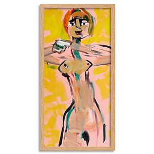Artery8 1999 Biala Wenus Woman Nude Painting Framed Wall Art Print Long 25X12 Inch Artery8 1999 Biala Wenus Woman Nude Painting Framed Wall Art Print Long 25X12 Inch