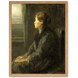 Artery8 Jozef Israels Woman At A Window Painting Art Print Framed Poster Wall Decor 12x16 inch Artery8 Jozef Israels Woman At A Window Painting Art Print Framed Poster Wall Decor 12x16 inch