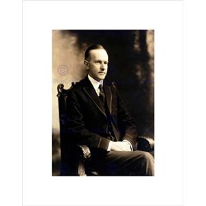 Wee Blue Coo VINTAGE PORTRAIT REPUBLICAN PRESIDENT CALVIN COOLIDGE FRAMED PRINT B12X12430 Wee Blue Coo VINTAGE PORTRAIT REPUBLICAN PRESIDENT CALVIN COOLIDGE FRAMED PRINT B12X12430