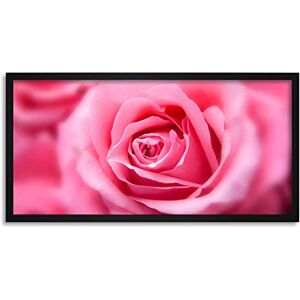 Wee Blue Coo Pink Rose Flower Petals Long Panel Framed Wall Art Print Wee Blue Coo Pink Rose Flower Petals Long Panel Framed Wall Art Print