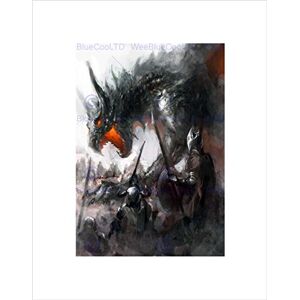 Wee Blue Coo PAINTING FANTASY DRAGON BATTLE MEDIEVAL WARRIOR FRAMED ART PRINT MOUNT B12X13583 Wee Blue Coo PAINTING FANTASY DRAGON BATTLE MEDIEVAL WARRIOR FRAMED ART PRINT MOUNT B12X13583