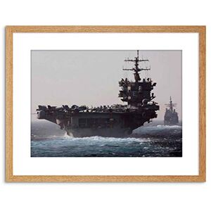 Wee Blue Coo War Navy Battleship Aircraft Carrier USS Enterprise Jet Framed Wall Art Print Wee Blue Coo War Navy Battleship Aircraft Carrier USS Enterprise Jet Framed Wall Art Print
