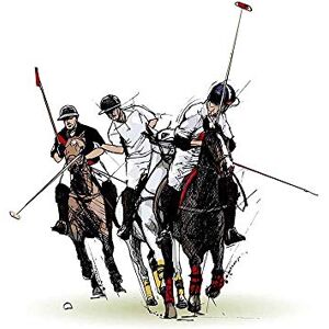 Wee Blue Coo Polo Illustration Sport Horses Unframed Wall Art Print Poster Home Decor Wee Blue Coo Polo Illustration Sport Horses Unframed Wall Art Print Poster Home Decor