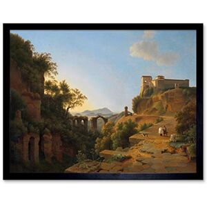 Artery8 Knip Gulf Naples Island Ischia In Distance Painting Art Print Framed Poster Wall Decor 12x16 inch Artery8 Knip Gulf Naples Island Ischia In Distance Painting Art Print Framed Poster Wall Decor 12x16 inch