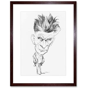 Wee Blue Coo Painting Samuel Beckett Irish Author Director Picture Framed Wall Art Print Wee Blue Coo Painting Samuel Beckett Irish Author Director Picture Framed Wall Art Print