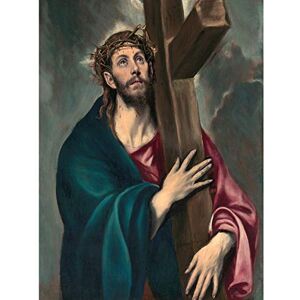 Artery8 El Greco Christ Carrying Cross Painting Large Wall Art Poster Print Thick Paper 18X24 Inch Artery8 El Greco Christ Carrying Cross Painting Large Wall Art Poster Print Thick Paper 18X24 Inch