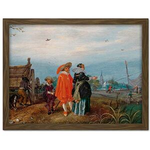 Artery8 Pietersz Van De Venne Autumn Conversation Painting Artwork Framed Wall Art Print 18X24 Inch Artery8 Pietersz Van De Venne Autumn Conversation Painting Artwork Framed Wall Art Print 18X24 Inch