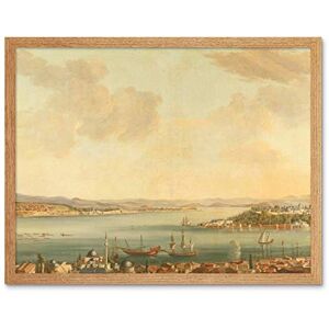 Artery8 Steen View Of Constantinople Istanbul And Seraglio Art Print Framed Poster Wall Decor 12x16 inch Artery8 Steen View Of Constantinople Istanbul And Seraglio Art Print Framed Poster Wall Decor 12x16 inch