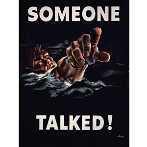 Wee Blue Coo Wwii War Someone Talked Sailor USA Art Print Poster Wall Decor 12X16 Inch Wee Blue Coo Wwii War Someone Talked Sailor USA Art Print Poster Wall Decor 12X16 Inch