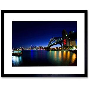 Wee Blue Coo Harbour Bridge Sydney Australia Bridge Picture Framed Wall Art Print Wee Blue Coo Harbour Bridge Sydney Australia Bridge Picture Framed Wall Art Print