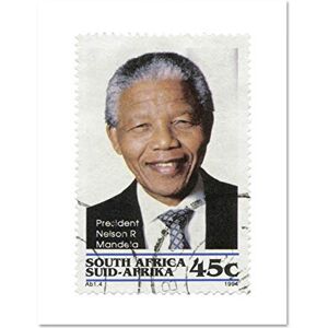 Wee Blue Coo Mp Postage Stamp South Africa 45 Cents Nelson Mandela Late President Large Framed Art Print Poster Wall Decor 18x24 inch Wee Blue Coo Mp Postage Stamp South Africa 45 Cents Nelson Mandela Late President Large Framed Art Print Poster Wall Decor 18x24 inch