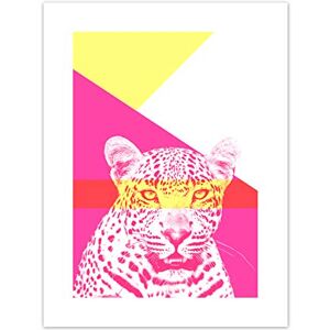 Wee Blue Coo Bold Animals Pink Leopard Art Print Canvas Premium Wall Decor Poster Wee Blue Coo Bold Animals Pink Leopard Art Print Canvas Premium Wall Decor Poster