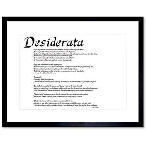 Wee Blue Coo Desiderata Go Placidly Amid Noise Haste Quote Ehrmann Framed Wall Art Print Wee Blue Coo Desiderata Go Placidly Amid Noise Haste Quote Ehrmann Framed Wall Art Print