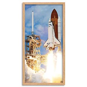 Fine Art Prints Space NASA Shuttle Discovery Rocket Launch Photo Framed Wall Art Print Long 25X12 Inch Fine Art Prints Space NASA Shuttle Discovery Rocket Launch Photo Framed Wall Art Print Long 25X12 Inch
