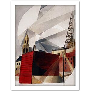 Fine Art Prints Demuth Lancaster PA Buildings Precisionist Painting Large Framed Art Print Poster Wall Decor 18x24 in Fine Art Prints Demuth Lancaster PA Buildings Precisionist Painting Large Framed Art Print Poster Wall Decor 18x24 in