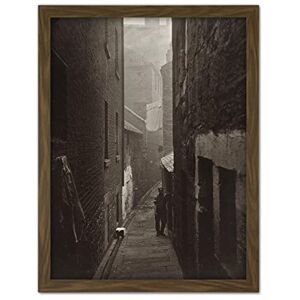 Artery8 Annan Slums Man Glasgow Scotland Photo Artwork Framed Wall Art Print 18X24 Inch Artery8 Annan Slums Man Glasgow Scotland Photo Artwork Framed Wall Art Print 18X24 Inch