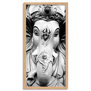 Wee Blue Coo Ganesha Hindu Elephant God Long Panel Framed Wall Art Print Wee Blue Coo Ganesha Hindu Elephant God Long Panel Framed Wall Art Print