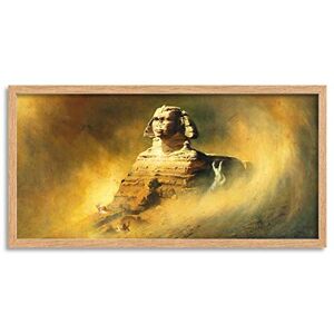 Artery8 Diefenbach Sphinx Egypt Painting Framed Wall Art Print Long 25X12 Inch Artery8 Diefenbach Sphinx Egypt Painting Framed Wall Art Print Long 25X12 Inch