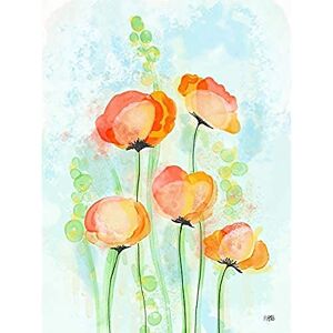 Artery8 Poppy Flowers Bloom Watercolour Painting Art Print Canvas Premium Wall Decor Poster Mural Artery8 Poppy Flowers Bloom Watercolour Painting Art Print Canvas Premium Wall Decor Poster Mural