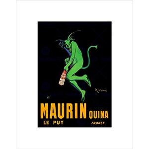 Wee Blue Coo Advert Drink Alcohol Maurin Quina Green Devil France Wall Art Print Wee Blue Coo Advert Drink Alcohol Maurin Quina Green Devil France Wall Art Print